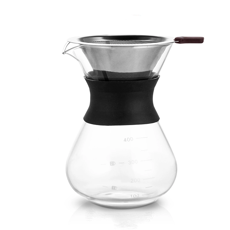 Coffee &amp; Tea Set Coffee Drip Pot Glass Coffeepot